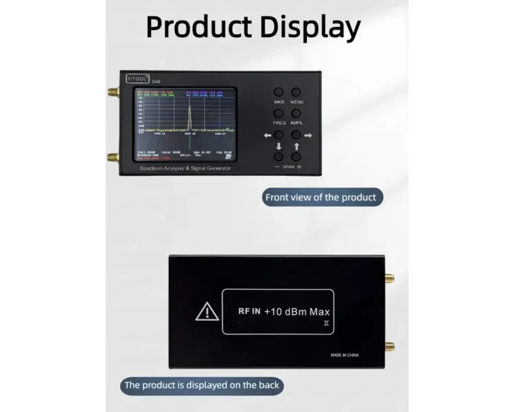 Аналізатор спектру HTOOL-SA8 із вбудованим генератором
