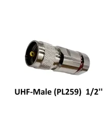Разъем UHF-Male (PL259) на кабель 1/2" Standart