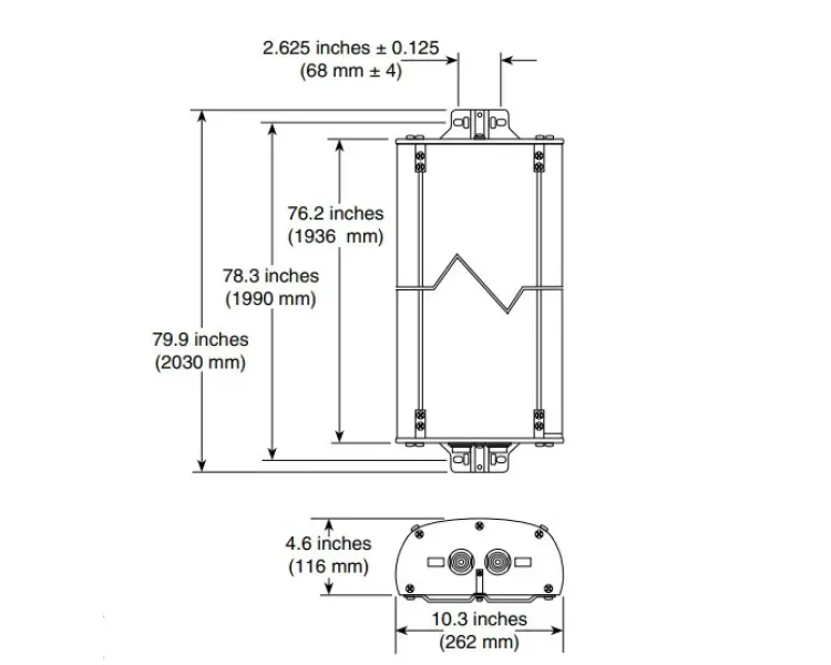 Панельна антена KATHREIN 739623 806–960 Мгц