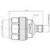 Адаптер N male - SMA female MyCell