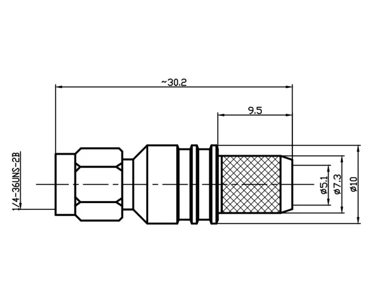 SMA-male для кабеля 5D-FB/LMR300 MyCell