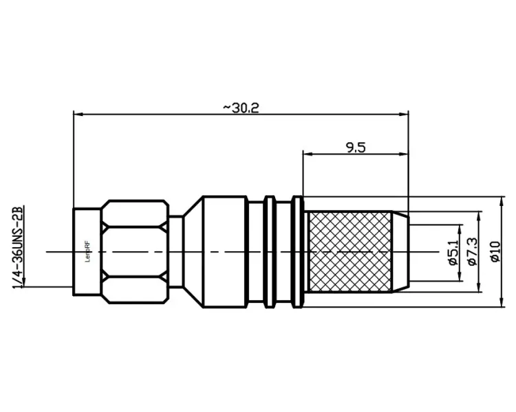 RP SMA-male для кабеля 5D-FB/LMR300 MyCell