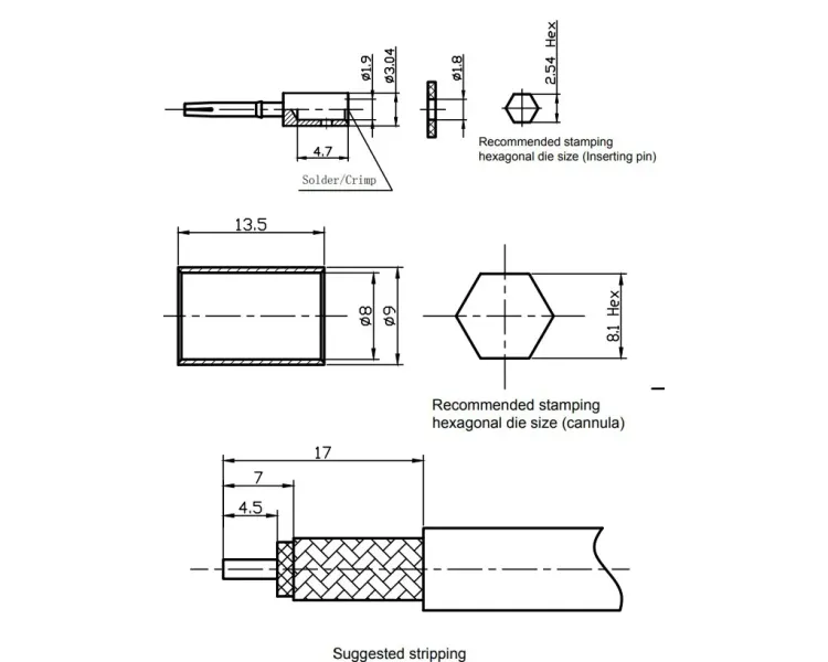 RP SMA-male для кабеля 5D-FB/LMR300 MyCell