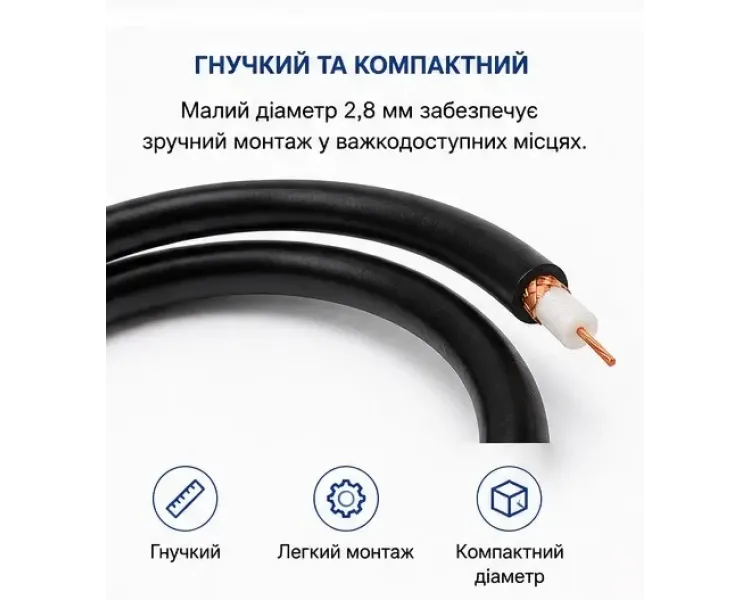 Кабель RG-174 Cu