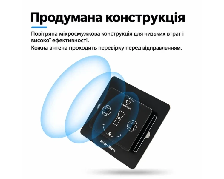 Спрямована антена Robot Maple 2,4 ГГц, 9 dBi, SMA male