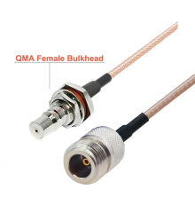 Пигтейл QMA female - N female кабельная сборка
