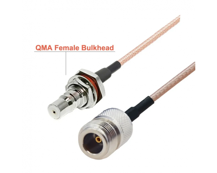 Пігтейл QMA female - N female кабельна сбірка