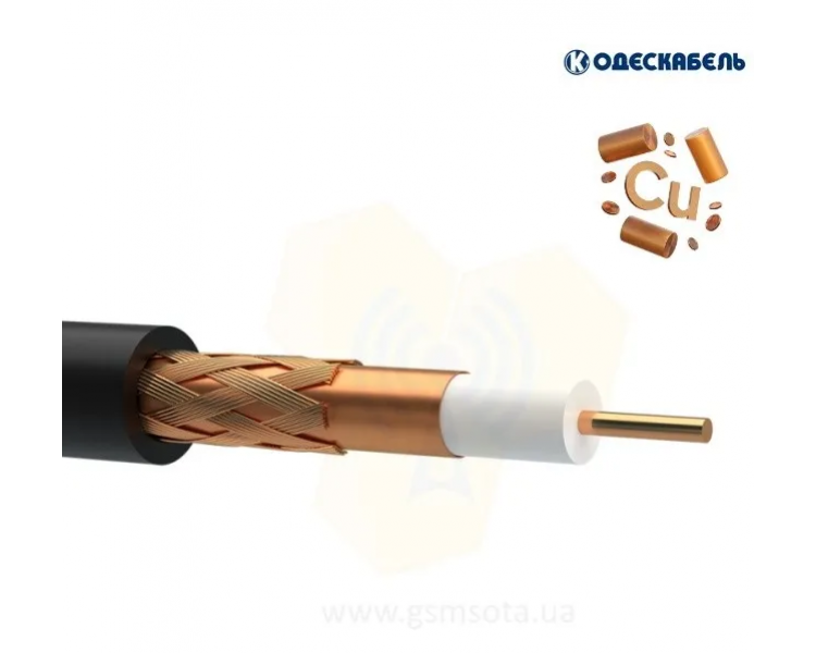 Коаксиальный кабель OK-net RG-8-49П 50 Ом