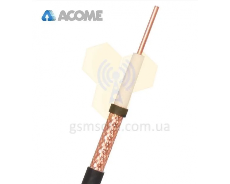 ВЧ-кабель Acome HPL-50-3/8XF (RG8U)
