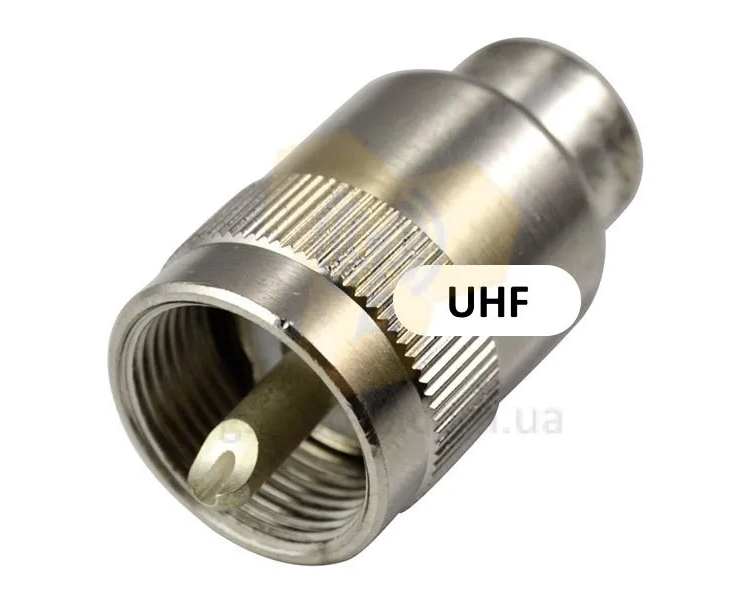 Роз`єм UHF male для кабелю RG 8 (RG213) пайка
