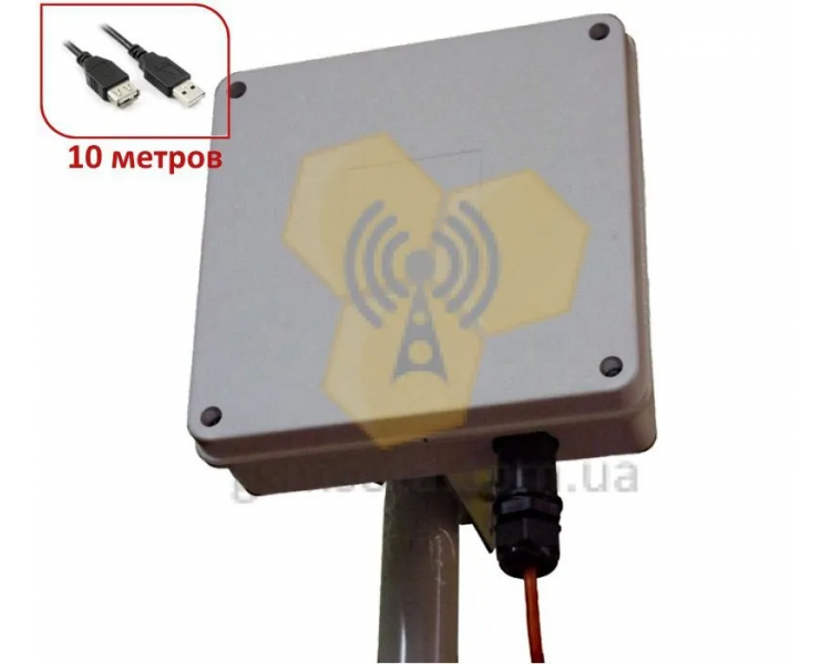 Антенный бокс 3G-4G OB-M2х15 USB 10 метров