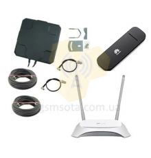 Комплект "4G Інтернет для Дачі" - WiFi роутер + Huawei E3372 + MIMO антена DP9