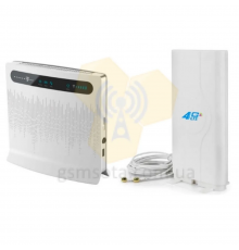 4G 3G WiFi роутер Huawei B593 + комнатная MIMO антенна