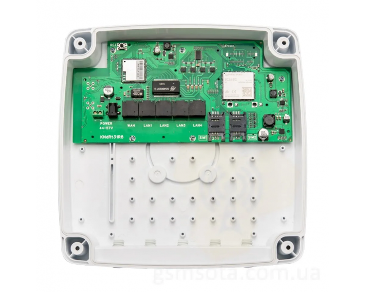 Роутер Kroks Rt-Ubx PoE DS mQ-EC 4-48 со встроенным модемом LTE cat.4, для видеонаблюдения