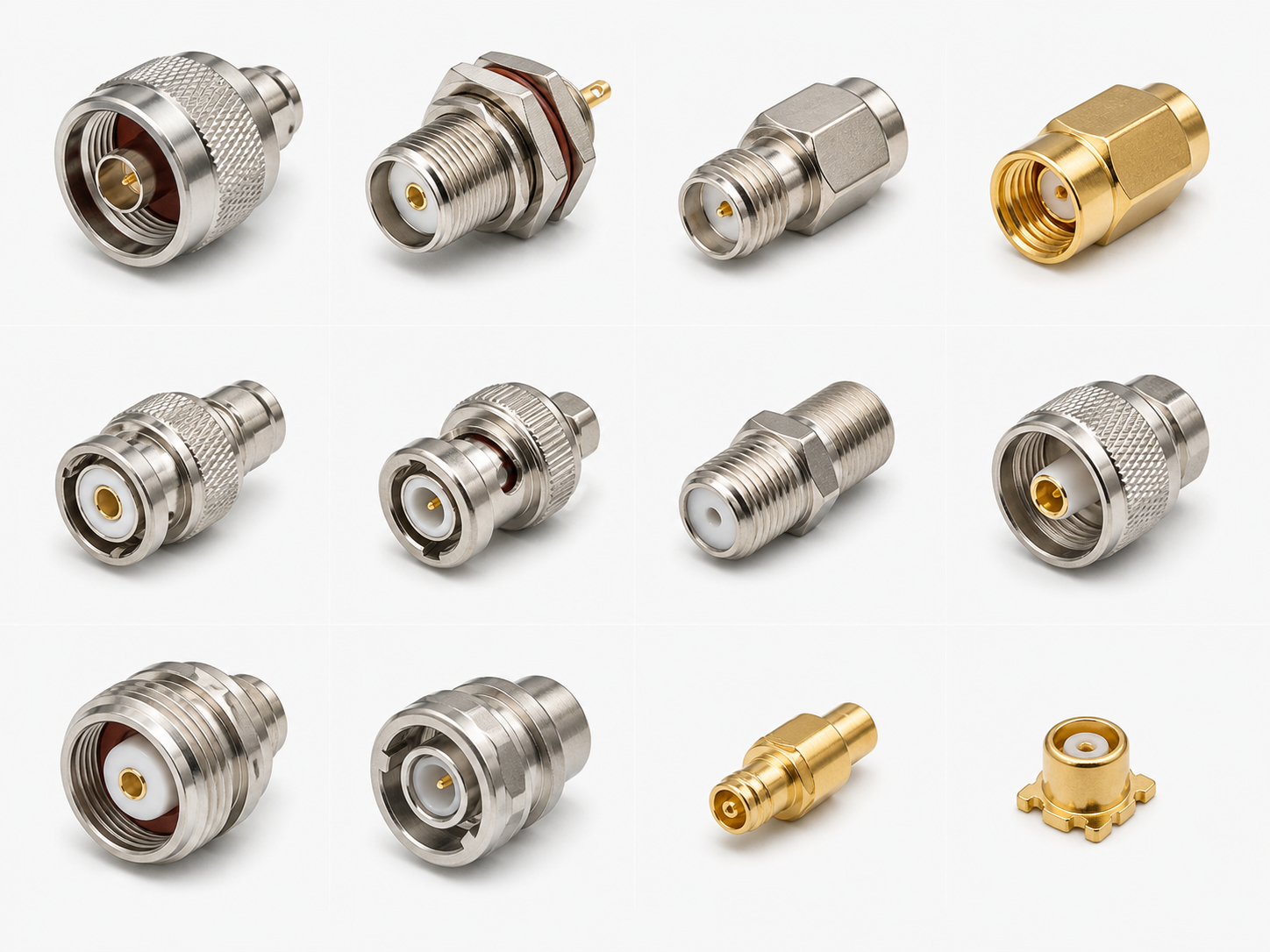 Порівняння ВЧ-конекторів N-Type, SMA, RP-SMA, TNC, BNC, F-Type, 7/16 DIN, 4.3-10, MMCX та U.FL