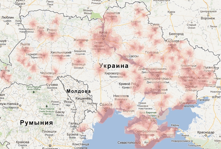 Мтс крым карта покрытия